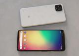 Google Pixel 4XL图像渲染显示厚顶边框双前置摄像头