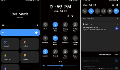 如何在任何Android手机上获取一个UI的通知阴影