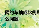 网约车抽成比例居高不下 平台公司暴露了什么问题