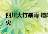 四川大竹暴雨 造成全县31个乡镇不同程度受灾