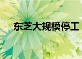 东芝大规模停工 一共涉及大约76000人