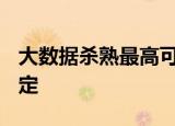 大数据杀熟最高可罚5000万 具体包括哪些规定