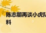 陈志朋再谈小虎队 陈志朋怎么说的陈志朋资料