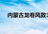 内蒙古龙卷风致33人受伤 画面惊心动魄