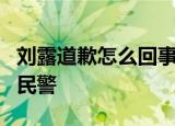 刘露道歉怎么回事刘露是谁刘露在高铁站辱骂民警