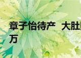 章子怡待产  大肚照片遭曝光产子费用高达十万
