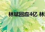 林斌回应4亿 林斌如何回应的林斌是谁