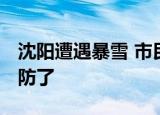 沈阳遭遇暴雪 市民街头用力推轻轨 这一幕破防了