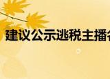建议公示逃税主播名单 具体有什么办法措施