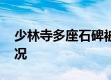 少林寺多座石碑被游客摸出包浆 到底什么情况