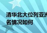 清华北大位列亚洲大学排名前二 亚洲大学排名情况如何