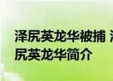 泽尻英龙华被捕 泽尻英龙华做了什么被捕泽尻英龙华简介