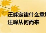 汪峰定律什么意思 汪峰定律什么梗“瓜神”汪峰从何而来