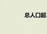 总人口超141亿 具体详情