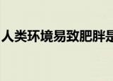 人类环境易致肥胖是什么原因全球有多少胖子