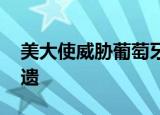 美大使威胁葡萄牙不选 霸权主义本质暴露无遗
