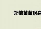 郑恺苗苗现身妇产医院 具体详情
