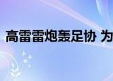 高雷雷炮轰足协 为什么炮轰足协高雷雷是谁