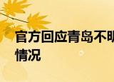 官方回应青岛不明异味 原因是什么目前什么情况