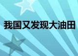 我国又发现大油田 这个大油田有多大在哪里