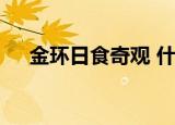 金环日食奇观 什么是金环日食什么样的