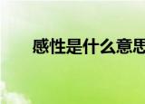 感性是什么意思 感性的人有哪些特点