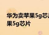 华为卖苹果5g芯片具体怎么样华为真的卖苹果5g芯片