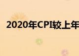 2020年CPI较上年上涨25%  这意味着什么