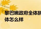 黎巴嫩政府全体辞职 希望寻求真正的变革 具体怎么样