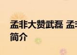 孟非大赞武磊 孟非是怎么说的孟非个人资料简介