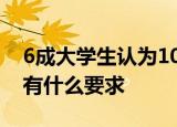 6成大学生认为10年内年入百万 00后对工作有什么要求