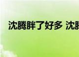 沈腾胖了好多 沈腾为什么变胖了胖了多少