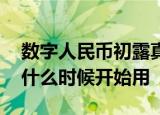 数字人民币初露真容 数字人民币是谁发行的什么时候开始用