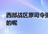 西部战区原司令张旭东逝世 具体情况是怎样的呢