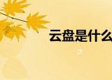 云盘是什么如何使用（云盘）