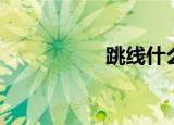 跳线什么意思（跳线）