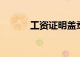 工资证明盖章风险（工资证明）