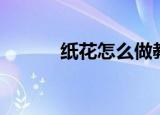 纸花怎么做教程（纸花怎么做）