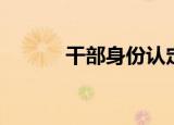 干部身份认定文件（干部身份）