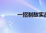一招制敌实战方法（一招制敌）