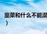 韭菜和什么不能混吃（韭菜和什么不能一起吃）
