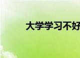 大学学习不好怎么办（大学学习）