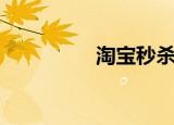 淘宝秒杀器（淘宝秒杀）