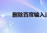 删除百度输入法华为版（删除百度）
