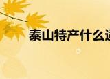 泰山特产什么适合送人（泰山特产）