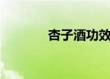 杏子酒功效与作用（杏子酒）