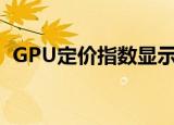  GPU定价指数显示了最新的图形卡定价过高