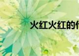 火红火红的什么（火红的盘点）