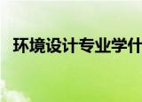 环境设计专业学什么（环境设计专业简介）