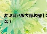 梦见自己被大雨淋是什么意思（梦见自己被大雨淋意思是什么）
